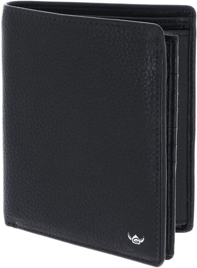 Golden Head Leren portemonnee Capri RFID Protect Kombischeintasche 1230 Schwarz zwart