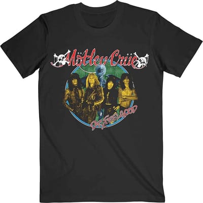 Motley Crue - Dr Feelgood Circle Photo Heren T-shirt - XL - Zwart