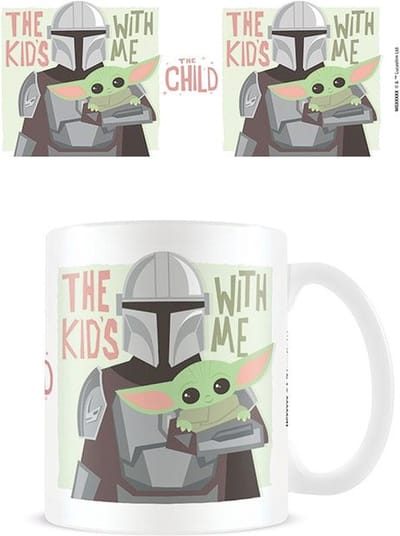 Pyramid International Star Wars Mok/beker The Mandalorian The Kid's With Me Wit