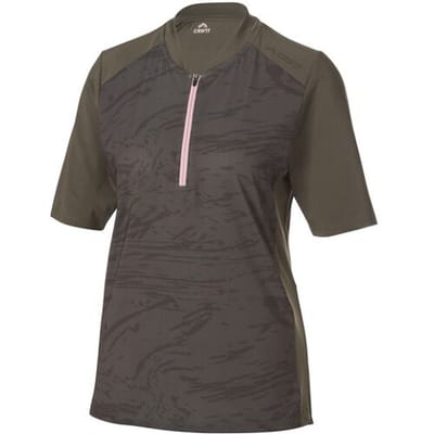 CRIVIT Dames fietsshirt (Kaki, XS (32/34))