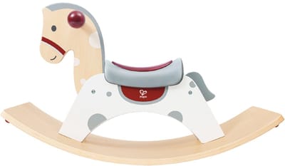 Hape 2-in-1 Hobbelpaard met Balansboard - Houten Schommelpaard Baby vanaf 12 Maanden