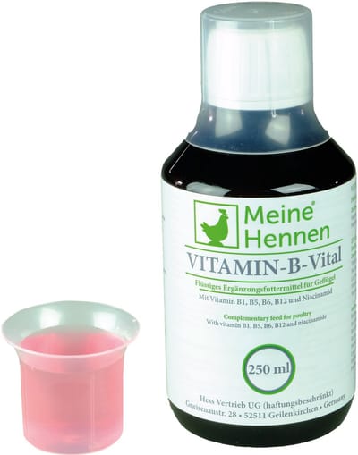 Vitamine-B-Vital 250 ml, vitamine B-complex voedingssupplement voor kippen, duiven en kwartels - MyHens