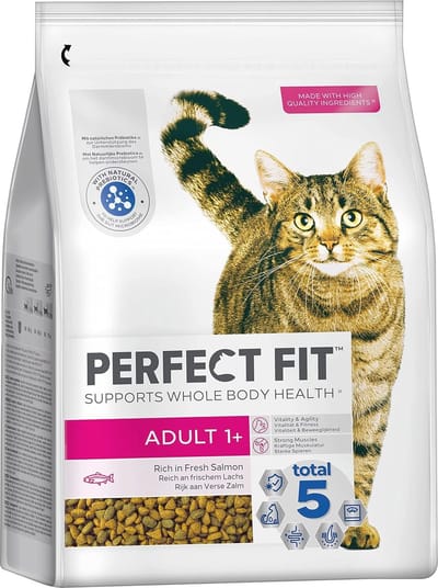 Droogvoer voor Volwassen Katten met Zalm - Compleet Voedingsmiddel 2,8 kg