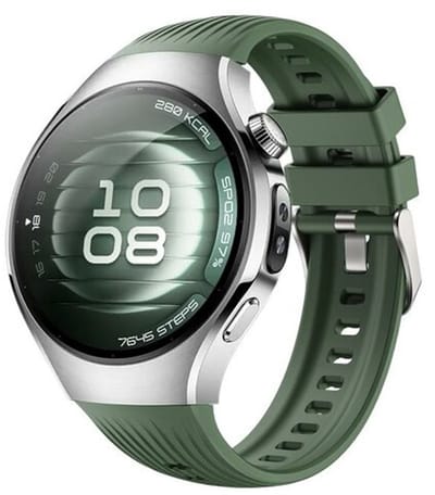 By Qubix - Siliconen bandje 'True Fit' - Donkergroen - geschikt voor Huawei Watch 5 - 42mm