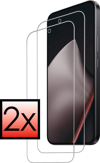 Screenprotector - 2 Stuks - Geschikt voor Xiaomi 15T - Extra Sterk - Beschermglas - Gehard Glas - Tempered Glass - Screen Protector - Bescherm Cover