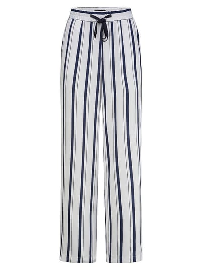 Wide Fit-broek Van Peter Hahn wit