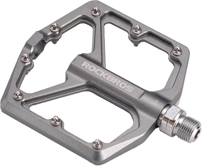 ROCKBROS Fietspedalen 9/16" - Aluminium Ultralichte Antislip Pedalen - MTB/E-bike/Stadsfiets/Racefiets - Titanium