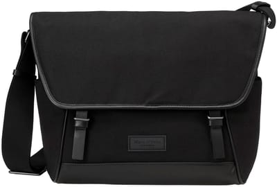 Marc O'Polo business tas laptoptas met laptopvak Moa Business Bag Black zwart