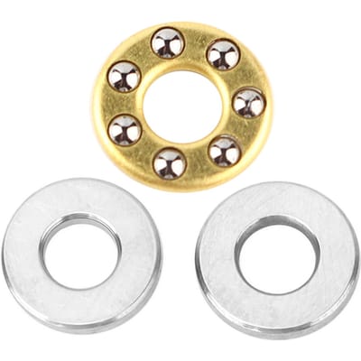 10 stuks Drukkogellager Miniatuur Hoge Precisie Vlakstalen Lagers Set (F3 8M 3x8x3.5mm)