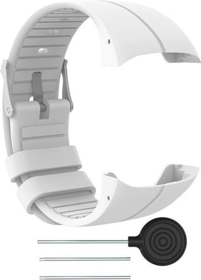 KELERINO. Horloge Band geschikt voor Polar M430 & M400 - Siliconen - Wit - Large