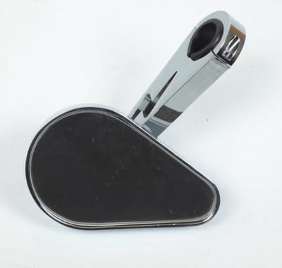 Rétroviseur guidon 22mm réversible gauche droit acier chromé pour moto custon bobber