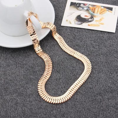 Ketting ketting plaat shorts ringvormige choker sieraden goud