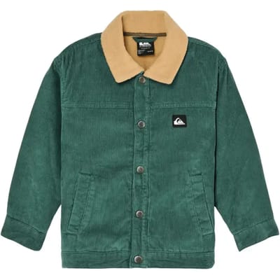 Quiksilver Heel Flip Cord Jas Groen 3 Years Jongen