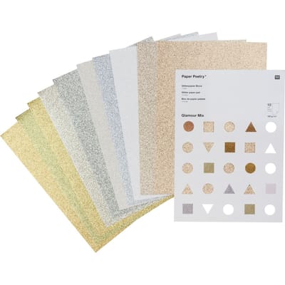 Glitterpapier "Glamour Mix"