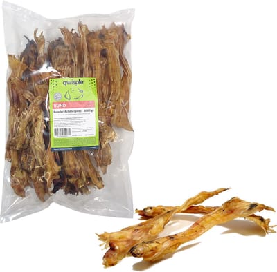 Qwisple Runder Achillespees - Natuurlijke Hondensnacks - 1000 gr