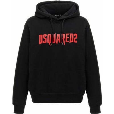 Dsquared2 Horror Logo Zwarte Hoodie