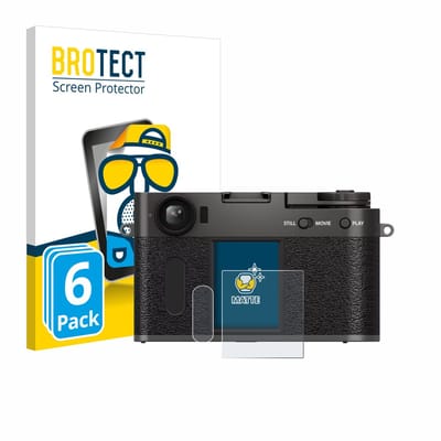 BROTECT - Screenprotector voor Fujifilm X Half X-HF1 - Folie Beschermfolie matte 6 Stuks