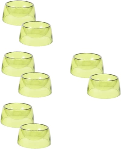 Voerbakjes Kleine Dieren - Voerbakjes Konijn - Voeren en Water Geven - Set van 8 stuks - 8x8x4cm - Lichtgroen