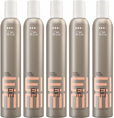 5x Wella EIMI Extra Volume Mousse 500ml