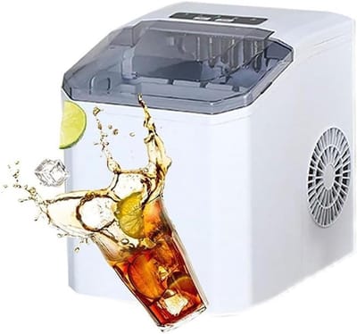 IJsmachine Aanrecht - IJsmaker Compact - Thuis IJs Maken - Zelfreinigende Functie - 15 kg Capaciteit - Zilver