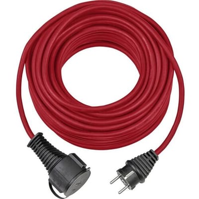Brennenstuhl 1161850 Stroom Verlengkabel Rood 10 m H05RR-F 3G 1,5 mm² Geschikt voor buiten