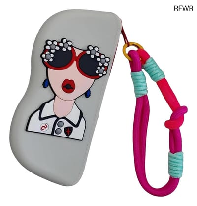 RFWR® Siliconen Opbergtas voor Brillen - Draagbare Ritszakje met Polsband - Lichtgewicht en Compact