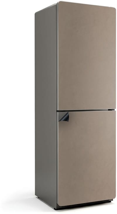 Wallfluent Magnetische Koelkastmat - Bruin Koelkast Magneet Sticker - 60 cm x 190 cm - Bruin Magnetische Koelkastmat - Koelkast Magneet Decoratie - Decoratieve Magneetmat Voor Koelkast - Keuken Decoratie Magneet