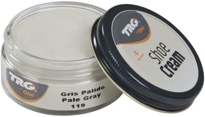 TRG - schoencrème met bijenwas - licht grijs ( pale) - 50 ml