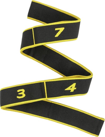 Queenfit® Yoga Strip, Yoga Riem, Yoga Band, Weerstandsband - Stretch Trainer voor Yoga, Pilates, Fitness, Gymnastiek, Ballet, Dans