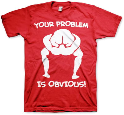 Hybris T-shirt ‘Your Problem Is Obvious’ SH-1-15704-H43-14