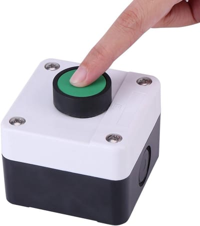 Weerbestendige Groene Drukknopschakelaar voor Afstandsbediening van AC-schakelaars, Elektromagnetische Starters en Relais