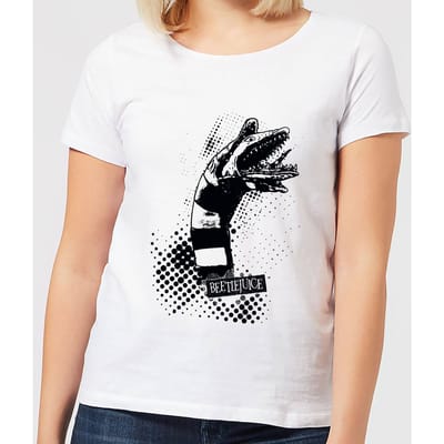 Beetlejuice Sandworm Attack Women's T-Shirt - White - XS - Wit