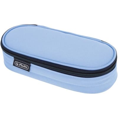 herlitz pennenetui Pastell Mix, polyester, 3 stuks, pastelkleuren
