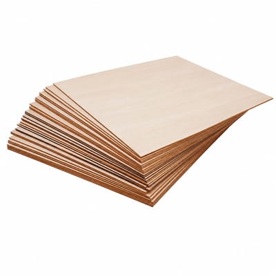 Novari - Multiplex platen - Hout - Houtbewerking - Houten platen - Houten panelen - 40x40x0.3cm - 30 stuks - Zeer hoge kwaliteit