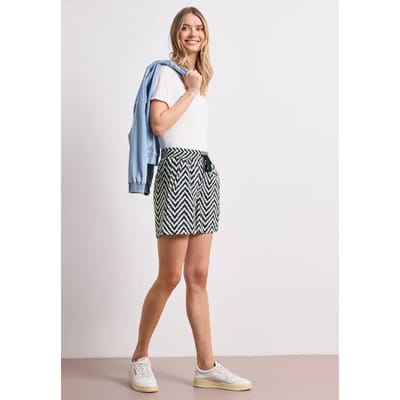 High Waist shorts in Loose Fit met print