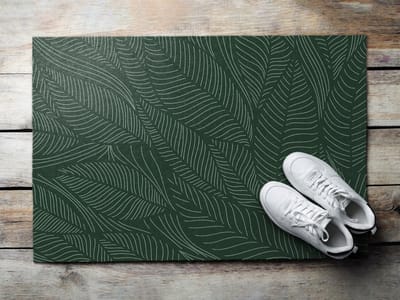 Coloray Buiten Deurmat - Groente Buiten Deurmat - Plantenpatroon Waterdichte Deurmat - Stijlvolle Entree Decoratie - Winter Deurmat Buiten - Design Schoonloopmat Voor Entree - 60x40 cm