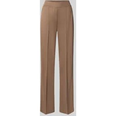 straight fit broek van viscosemix
