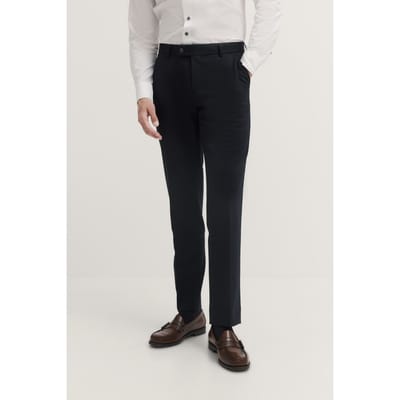 Bugatti Herren Pantalon met stretch & vouw