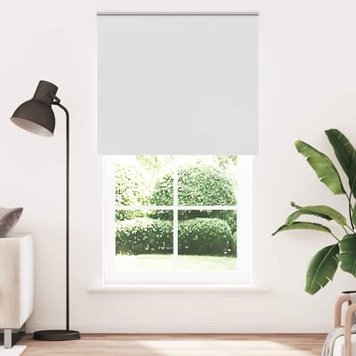 vidaXL - Rolgordijn - verduisterend - 120x210 - cm - stofbreedte - 116,6 - cm - wit