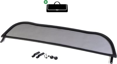 Windscherm Mercedes SLK R170 | 1996-2004 | incl. luxe opbergtas | Zwart