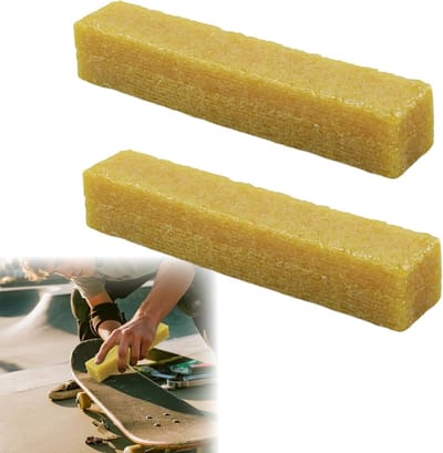 Set van 2 schuurrubbers, 150 x 25 x 25 mm, ideaal voor het verwijderen van lijmresten, knutselen en papierbewerking