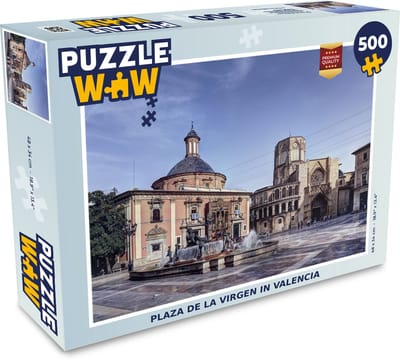 Puzzel Valencia - Fontein - Architectuur - Legpuzzel - Puzzel 500 stukjes