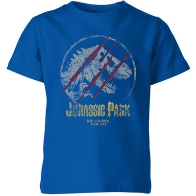 Jurassic Park Lost Control Kids' T-Shirt - Blue - 98/104 (3-4 jaar)