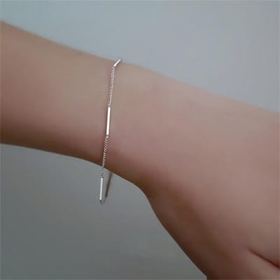 925 Sterling Zilver Bedelarmband & Armband Voor Vrouwen Meisjes Bruiloft Sieraden SL399 gray