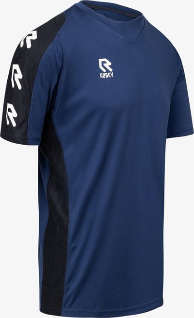 Robey Performance Shirt Korte Mouw Heren - Marine / Zwart | Maat: 4XL