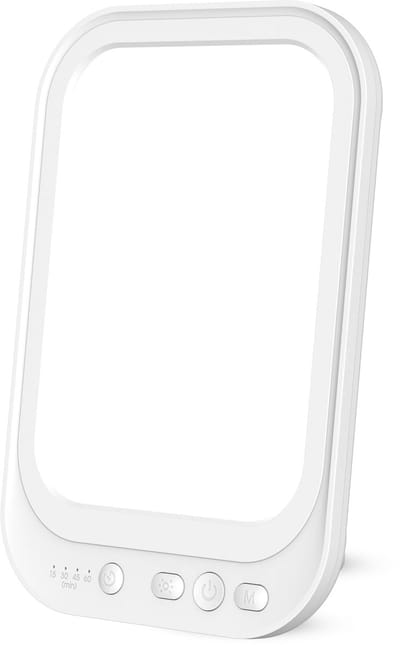 Fitby Daglichtlamp - Lichttherapie lamp - Zonlicht lamp - 10.000 LUX - Dimmer - Wit