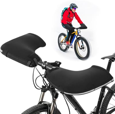 White-Label® Handmoffen Scooter - Handwarmers Fiets - Handschoenen Winter - Wanten - Zwart