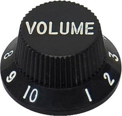 Boston KB-1726-V Bell Knop, Zwart, Geschikt voor 24 Fijne en 18 Grove Knurl, Geproduceerd in Japan