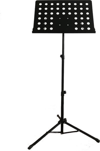 Lowander muziekstandaard voor bladmuziek 72 tot 155 cm - Lessenaar opvouwbaar - Inclusief draagtas
