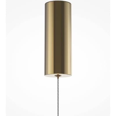 Maytoni LED hanglamp SCALA, bruin/brons, Ø 15 cm, glas, dimbaar